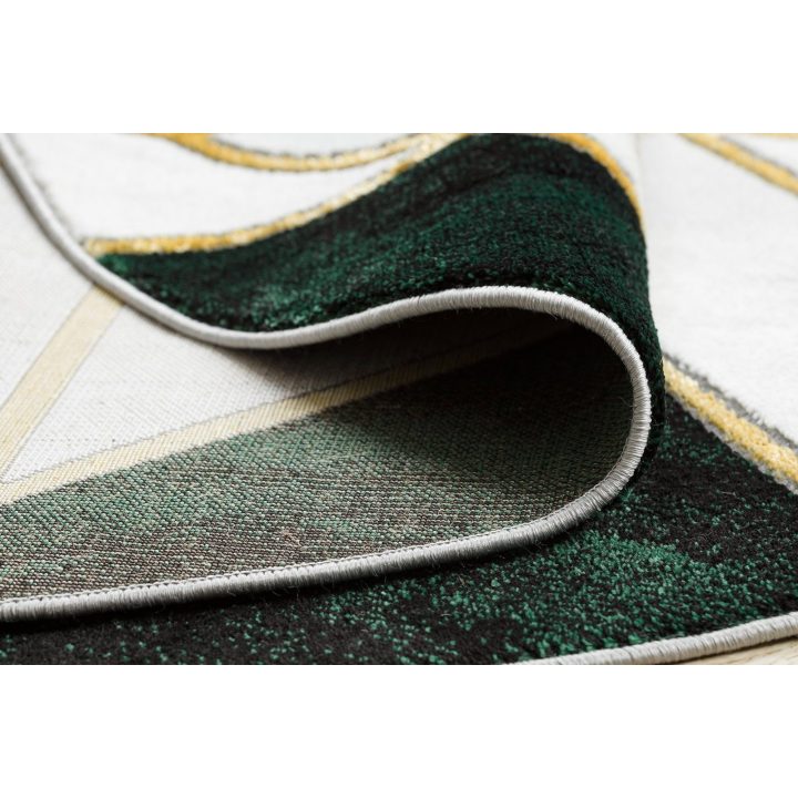 Kilimas MARBLE3 R120, tamsiai žalia ir aukso spalvos ESTEMA