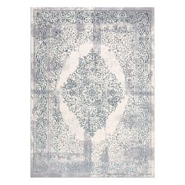 Kilimas 120 × 170 cm, mėlynos ir kreminės spalvos IONA