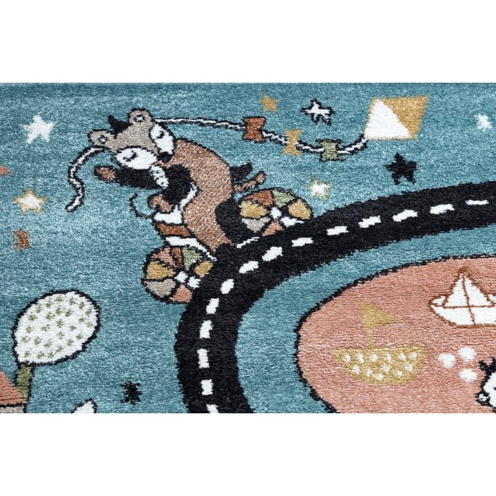 Kilimas 120 × 170 cm, mėlynos spalvos BEO ROUTE