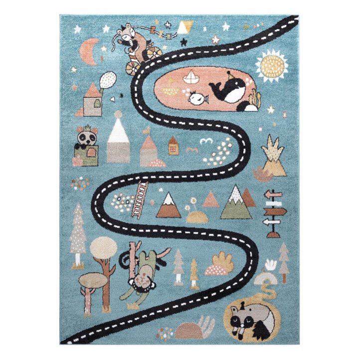 Kilimas 140 × 190 cm BEO ROUTE BLUE