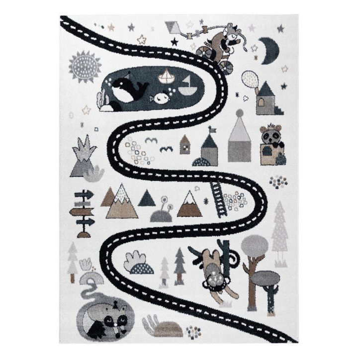 Kilimas 120 × 170 cm, kreminės spalvos BEO ROUTE