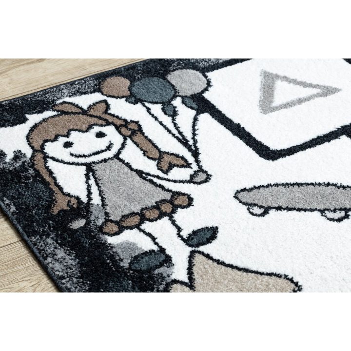 Kilimas 120 × 170 cm, juodos spalvos BEO HOP
