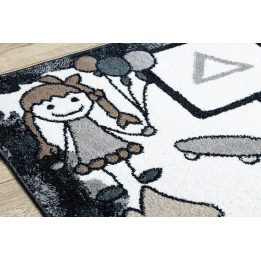 Kilimas 140 × 190 cm, juodos spalvos BEO HOP