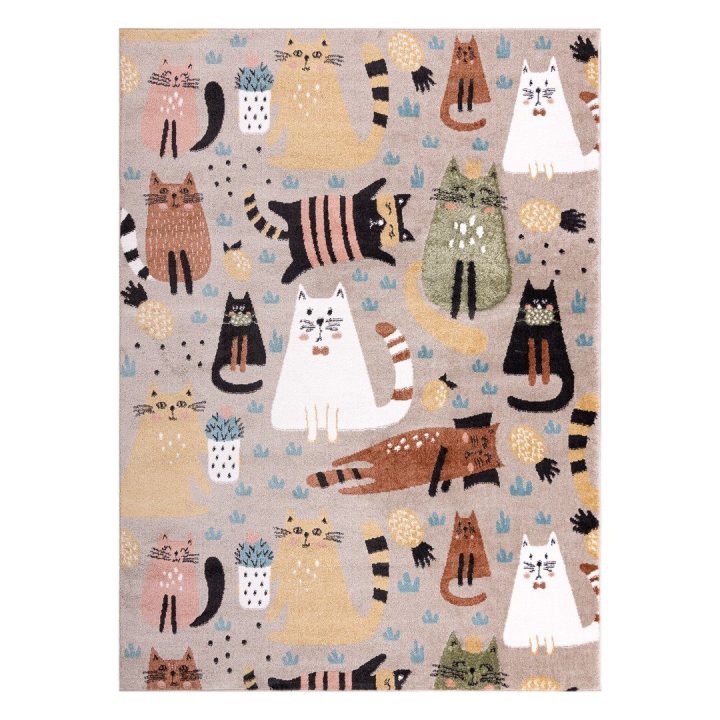 Kilimas 160 × 220 cm, smėlio spalvos BEO KITTENS