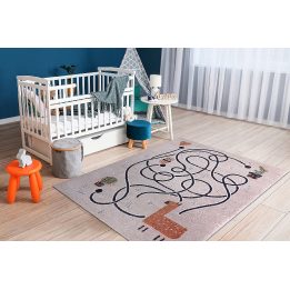 Kilimas 80 × 150 cm, smėlio spalvos BEO GAME