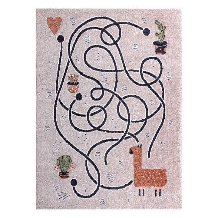 Kilimas 120 × 170 cm, smėlio spalvos BEO GAME