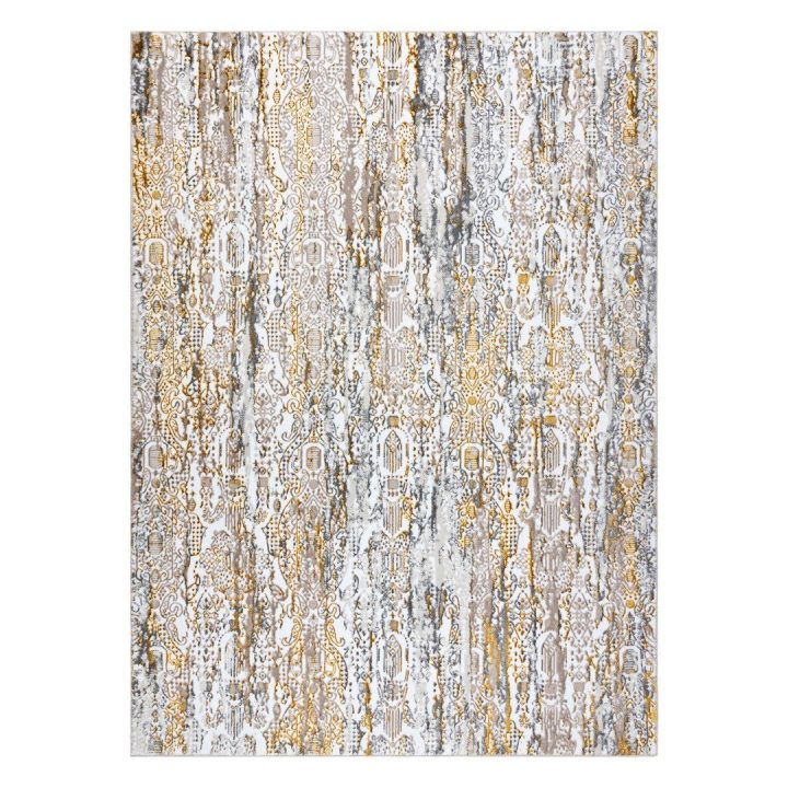Kilimas 180 × 270 cm, auksinės ir smėlio spalvos MOSSE
