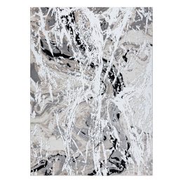 Kilimas 80 × 150 cm, smėlio ir pilkos spalvos MOSSE
