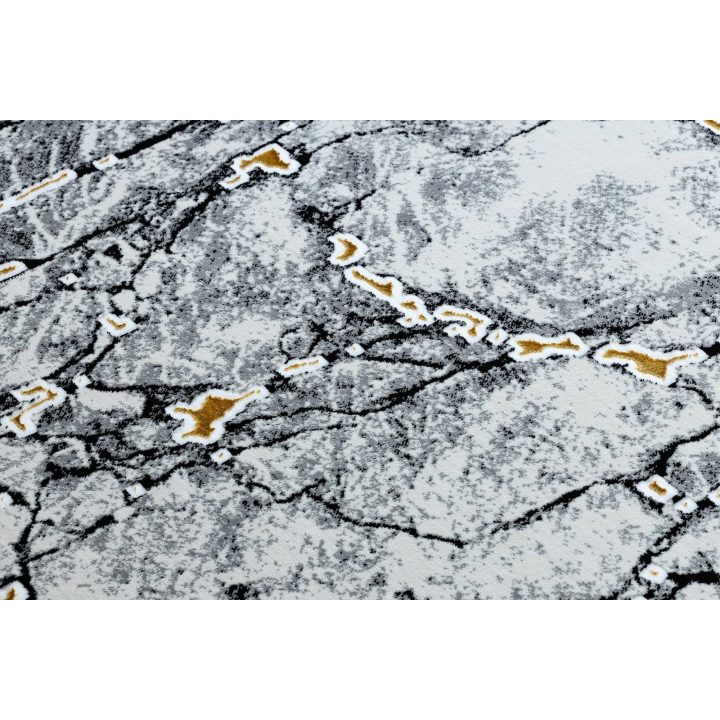 Kilimas 80 × 150 cm, kreminės ir juodos spalvos MOSSE MARBLE