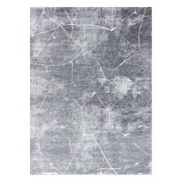 Kilimas 160 × 220 cm, pilkos spalvos TREX MARBLE2