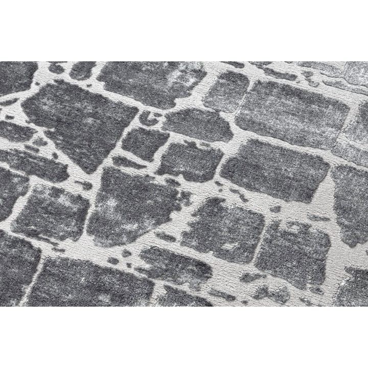 Kilimas 80 × 150 cm, tamsiai pilkos spalvos TREX