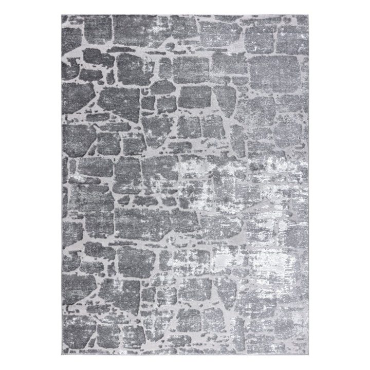 Kilimas 140 × 190 cm, tamsiai pilkos spalvos TREX
