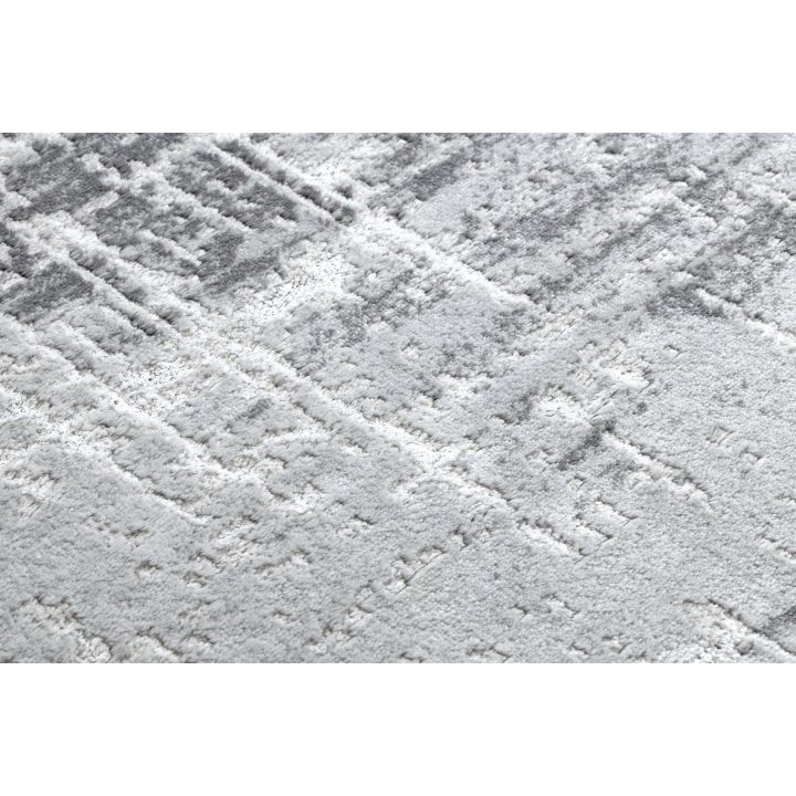 Kilimas 80 × 150 cm, pilkos ir baltos spalvos TREX LINES