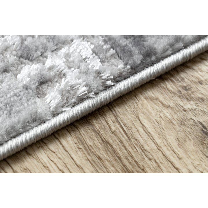 Kilimas 80 × 150 cm, pilkos ir baltos spalvos TREX LINES