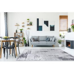 Kilimas 80 × 150 cm, pilkos spalvos TREX VINTAGE