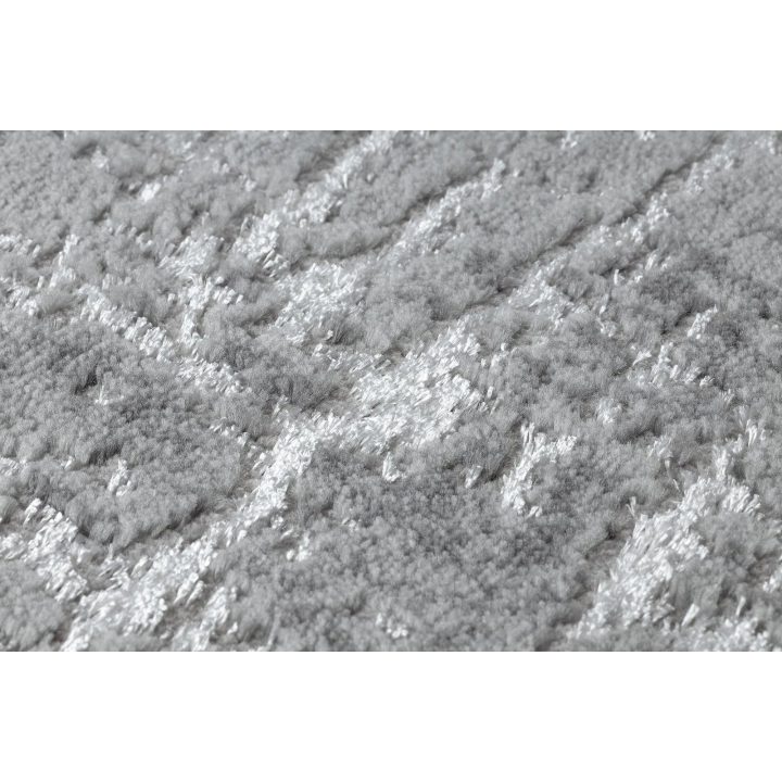 Kilimas pilkos ir baltos spalvos TREX LINES