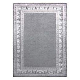 Kilimas 160 × 220 cm, tamsiai pilkos spalvos TREX