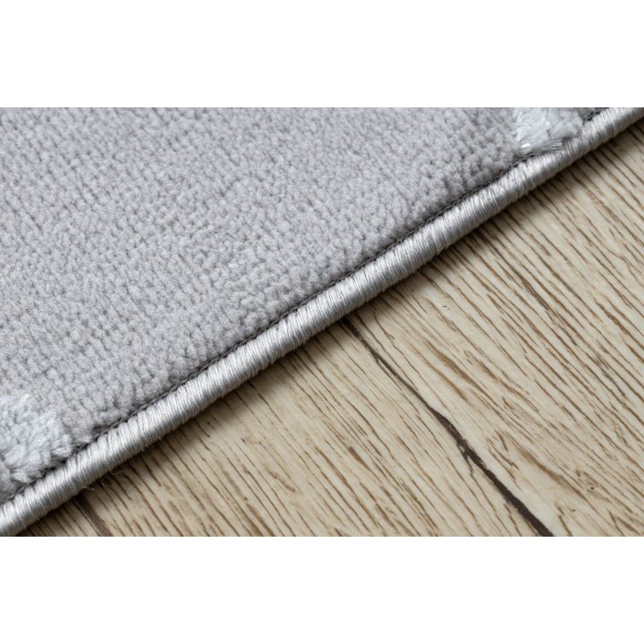 Kilimas 80 × 150 cm, pilkos ir baltos spalvos TREX CLOVER