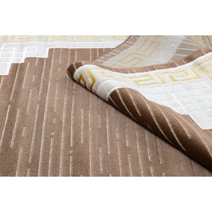 Kilimas 140 × 190 cm, smėlio ir rudos spalvos TREX