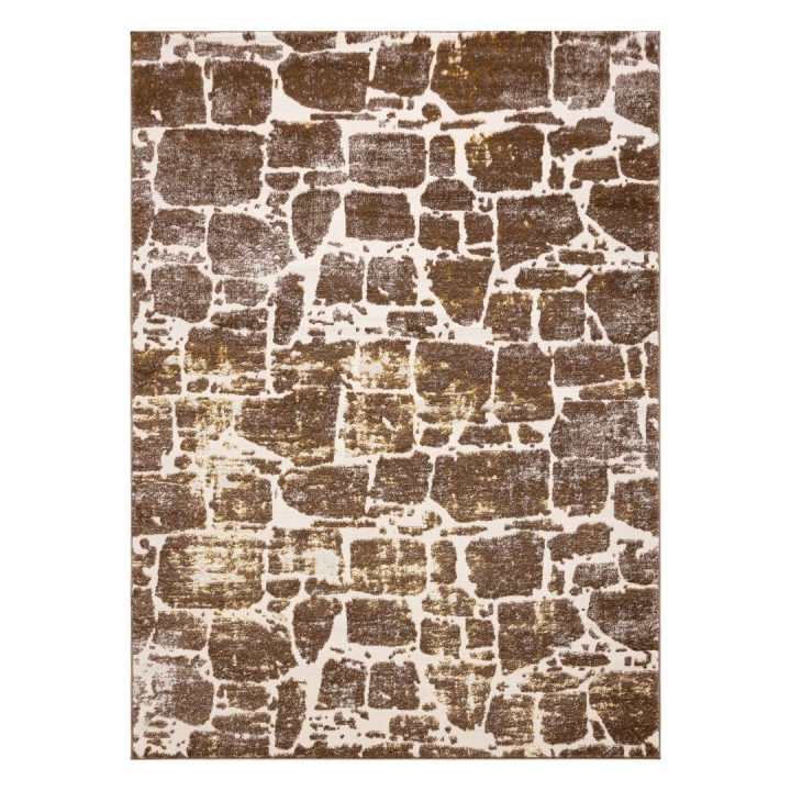 Kilimas 160 × 220 cm, smėlio ir rudos spalvos TREX