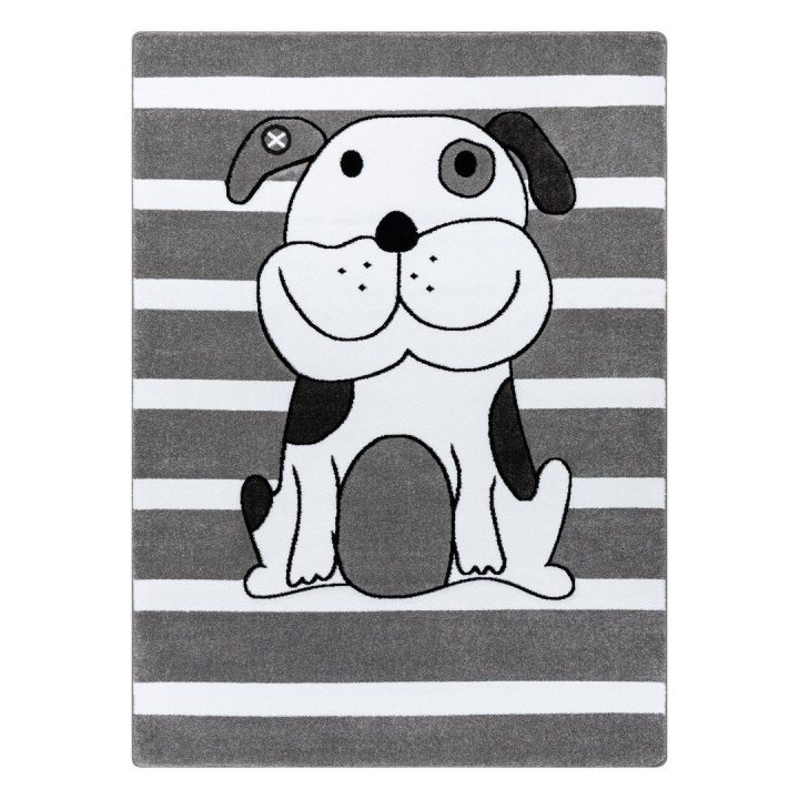 Kilimas 140 × 190 cm, pilkos spalvos PUPPY