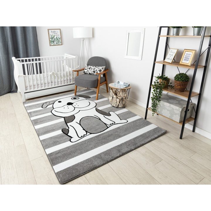 Kilimas 140 × 190 cm, pilkos spalvos PUPPY