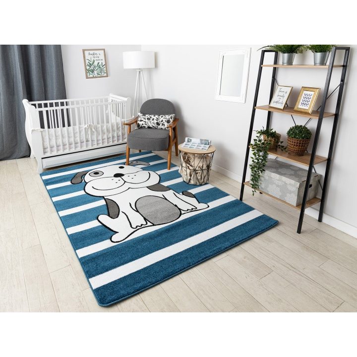 Kilimas 160 × 220 cm PUPPY BLUE
