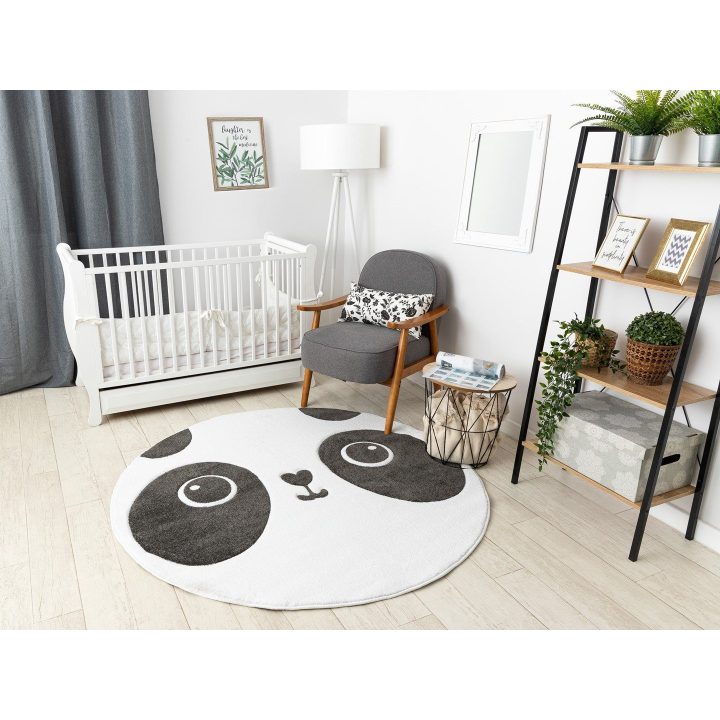 Kilimas PANDA R140, baltos spalvos