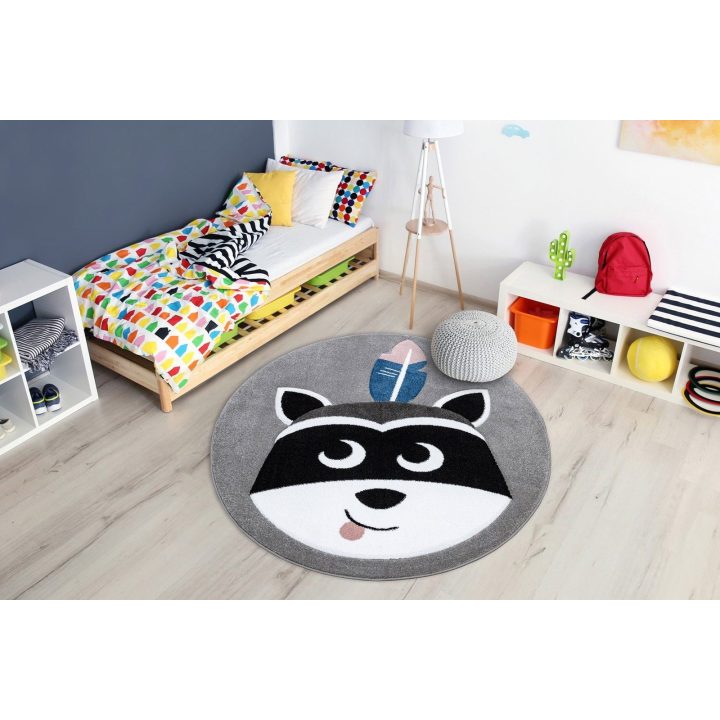 Kilimas 140x190 pilkos spalvos RACCOON