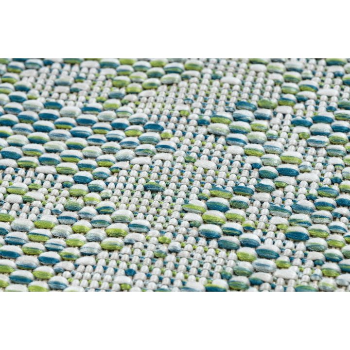 Kilimas 80x150 cm žalsvai mėlynas Vinea Rhombus