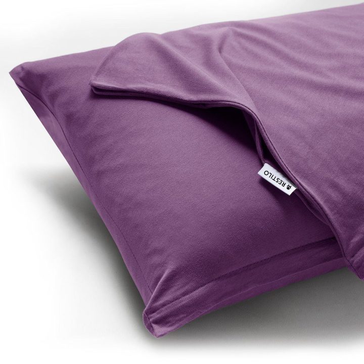 Pagalvės užvalkalas 40x120 cm violetinės spalvos 2 vnt.