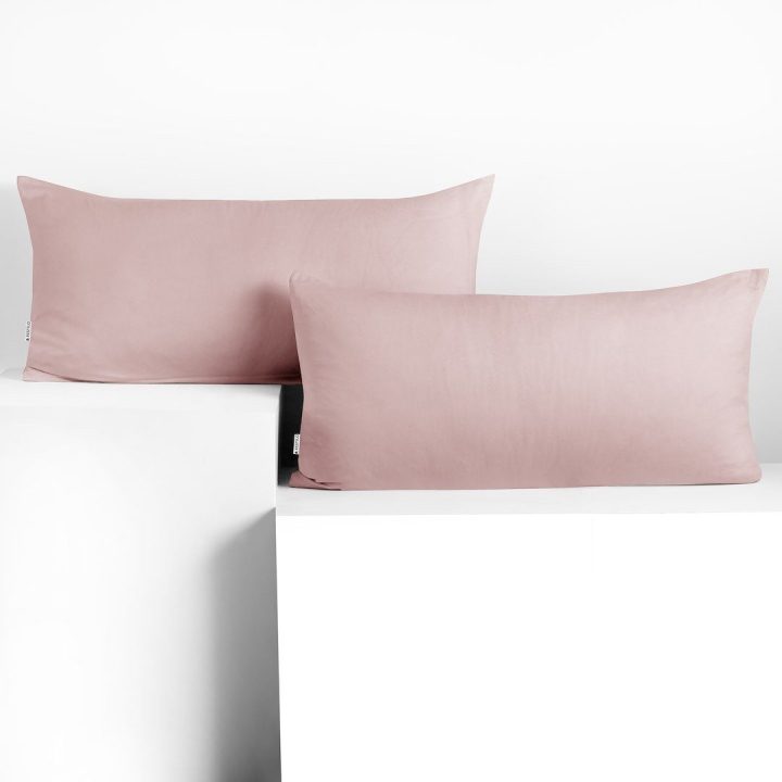 Pagalvės užvalkalas 40x120 cm šviesiai rožinis Restilo