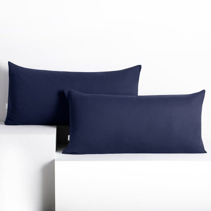 Pagalvės užvalkalas 40×120 cm 2 vnt. tamsiai mėlynas Restilo
