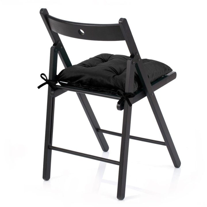 Kėdės pagalvėlė 40×40 cm juoda