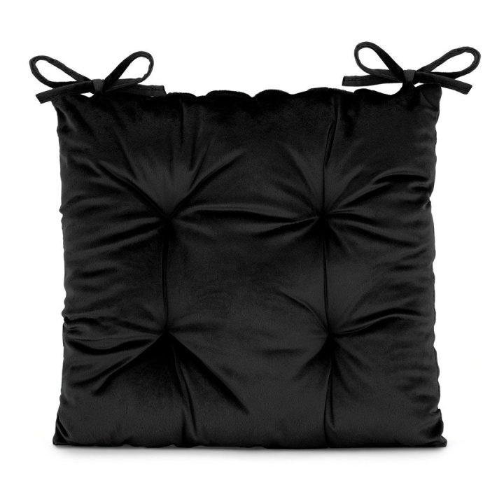 Kėdės pagalvėlė 40×40 cm juoda