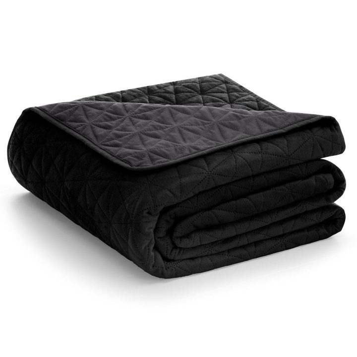 Lovatiesė juoda 220×240 cm