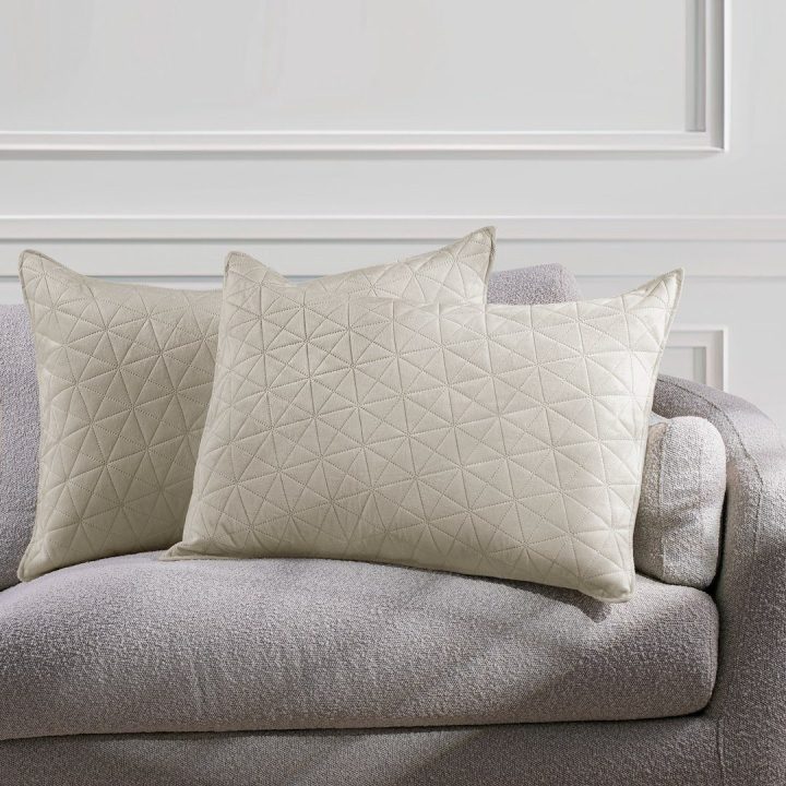 Dekoratyvinis pagalvės užvalkalas 50×70 cm smėlio spalvos