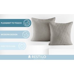 Dekoratyvinis pagalvės užvalkalas 45×45 cm smėlio spalvos