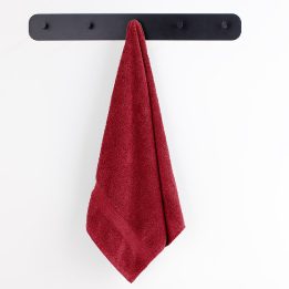 Rankšluostis 70x140 bordo spalvos