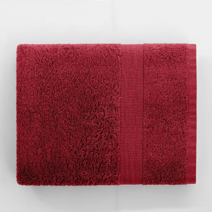 Rankšluostis 70x140 bordo spalvos