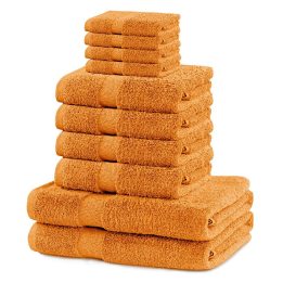 Rankšluosčių rinkinys 10 dalių oranžinės spalvos