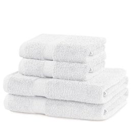 Rankšluosčių rinkinys 2 vnt. 70x140 ir 2 vnt. 50x100 balti