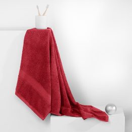 Rankšluostis 70x140 bordo spalvos bambukinis