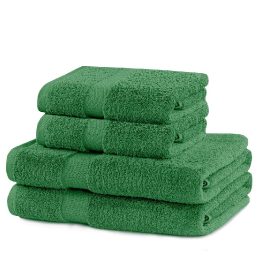 Rankšluosčių rinkinys 2 vnt. 70x140 ir 2 vnt. 50x100 žalia spalva