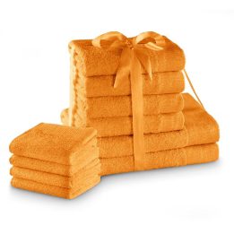 Rankšluosčių rinkinys 10 dalių oranžinės spalvos