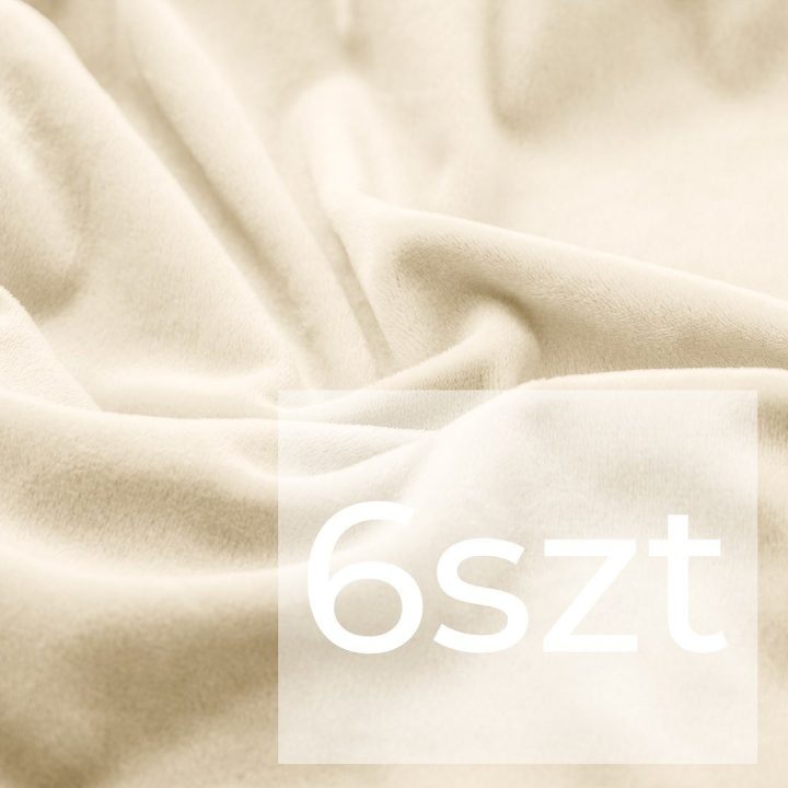 Kėdžių užvalkalai 6 vnt. smėlio spalvos Restilo