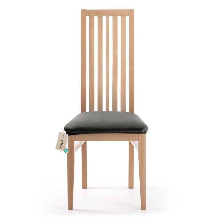Kėdės sėdynės pagalvėlė 40×40 cm antracito spalvos