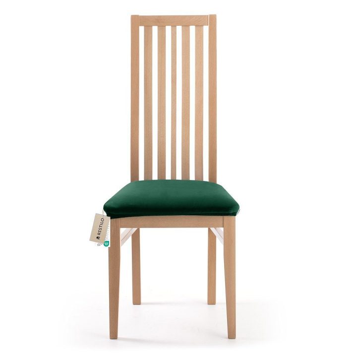 Kėdės sėdynės užvalkalas 40×40 cm tamsiai žalios spalvos