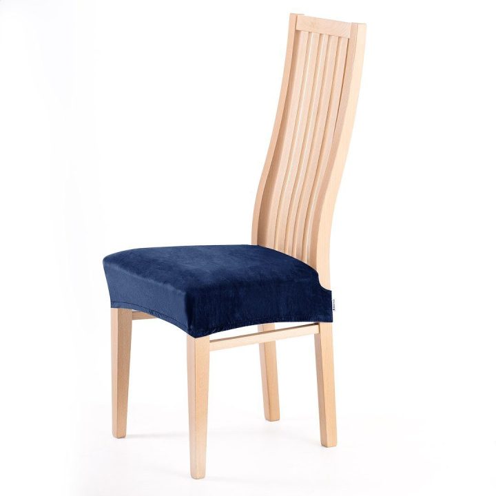 Kėdės sėdynės užvalkalas 40×40+5 cm indigo spalvos