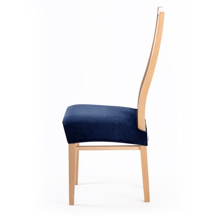 Kėdės sėdynės užvalkalas 40×40+5 cm indigo spalvos